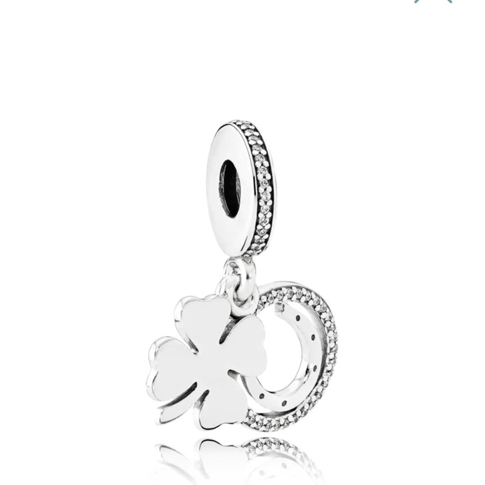 New Pandora Lucky Day Horseshoe Charm
